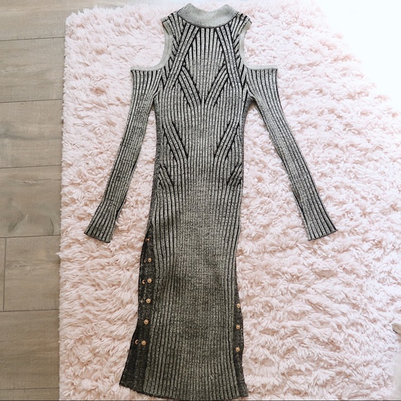 Ribbed Mock Dress Bodycon Dress - Picture 7 of 7